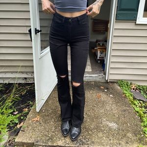 Fashion nova high waisted flare jeans